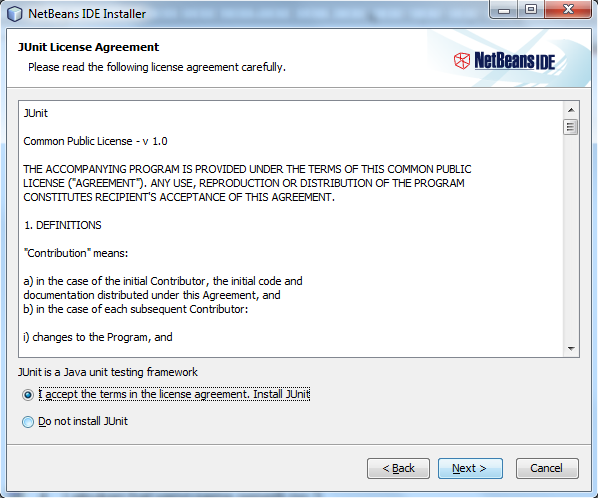 Unit java. NETBEANS Скриншоты. Show all installed licences.
